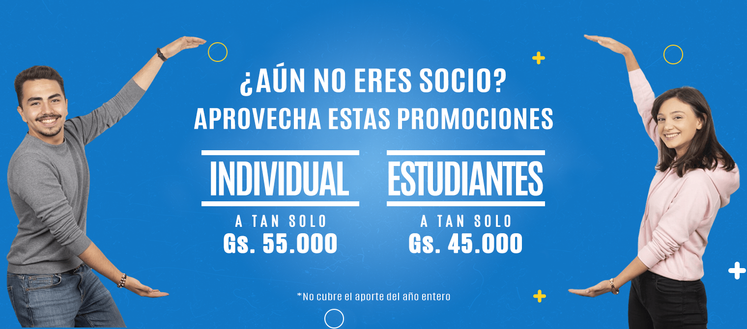 Promoción para nuevos socios